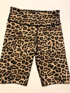 little peixoto girls Leopard Print Biker Shorts size S (10) - Picture 1 of 5