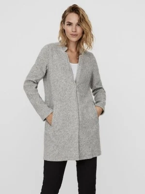 Vero Moda Women's Katrine Soft Between Seasons Pocket Coat Sz Large Grey EUC - Image 1 of 4