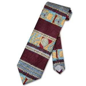 Antonio Ricci SILK NeckTie Made in ITALY Geometric Design Mens Neck Tie #3107-2 - Imagen 1 de 2