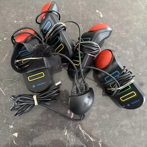 Buzz 4x Wired Controllers for Sony PlayStation 2 PS2 & 1x Game Musical Quiz PAL - Picture 1 of 6