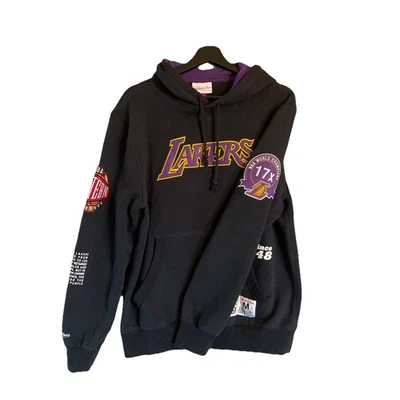 Sudadera con capucha vintage Mitchell & Ness NBA LA Lakers Champ City para hombre talla M Foto 1 de 4