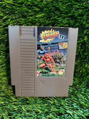 Smash T.V. Cartucho de juego Nintendo NES Akclaim 1990 probado en EE. UU. auténtico Foto 1 de 3