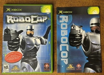 RoboCop Microsoft Xbox Original CIB Completo Con Manual Probado Foto 1 de 4