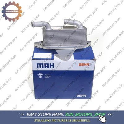 MAHLE Engine Oil Cooler with 06E117021G For Audi Q5 A5 A4 A6 A7 A8 Q7 S4 S5 - Image 1 of 4