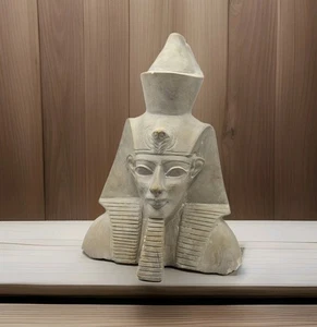 Rare Ancient Egyptian Antiquities The King of Akhenaten Head Statue Pharaonic - Picture 1 of 24