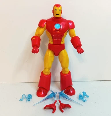 IRON MAN Model 9 Marvel Legends Retro Animated Series Hasbro COMPLETE - Image 1 of 4