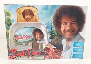 Bob Ross Face Toaster 2 Slice Toaster New Uncanny Brands Grey Silver BRAND NEW - Picture 1 of 7