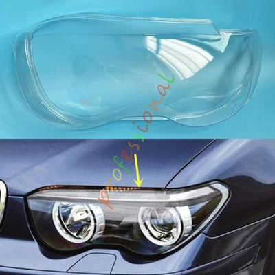 Cubierta de lente transparente del faro lateral izquierdo + sellador para BMW Serie 7 E65 1999-2004 Foto 1 de 4
