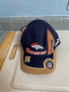 Vintage Neu mit Etikett Denver Broncos Puma verstellbare Mütze NFL Pro Line - Bild 1 von 3