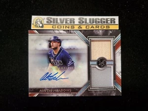 2022 Austin Meadows Topps Museum Collection Game Used Dual Relic Auto /399 - Picture 1 of 2