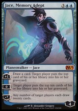 MTG Jace, Memory Adept-POOR/ruined expert Memories-m12-Magic