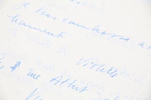 LEDUC Lettre autographe signée adressée à Adriana Salem MANUSCRIT 1956 - Picture 1 of 1