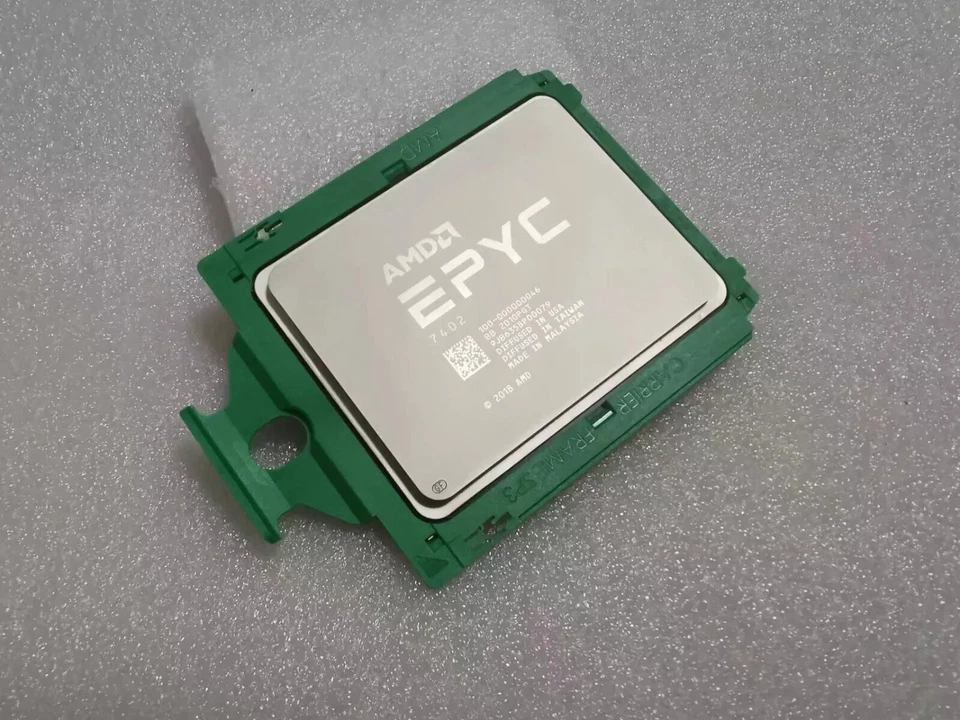AMD EPYC 7402 cpu unlocked processor 24 cores 48 threads 2.8GHZ up to 3.35GHZ - Image 1 of 1