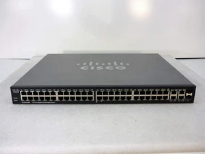 cisco sg300-52MP, used but still in marvelous condition, includes rackmounts - Afbeelding 1 van 1