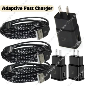 Adapter Fast Charger Type C With Phone Charging Cable For Samsung Galaxy Android - Picture 1 of 15