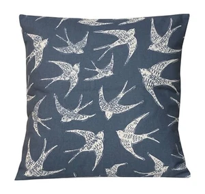 1 x Studio G Fly Away birds Off-White Blue White Cushion Covers - Picture 1 of 3