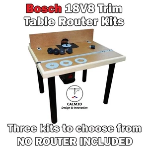 Kits de enrutador de mesa de ajuste Bosch 18V8 - Imagen 1 de 15