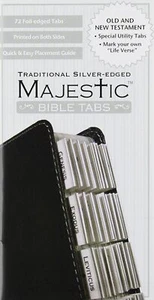 Majestic Traditional Silver-Edged Bible Tabs Misc. Supplies – July 1, 2006 - Imagen 1 de 2