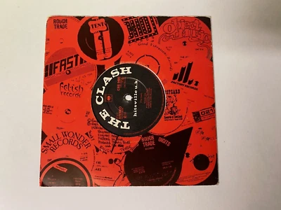 THE CLASH HITSVILLE U.K. 7" VINYL RECORD MIKEY DREAD SPLIT 1980 CBS RECORDS - Image 1 of 2