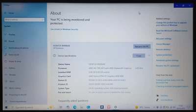 HP 15-af157sa AMD A8 Laptop Windows 10 (Loc B-4) - Image 1 of 4