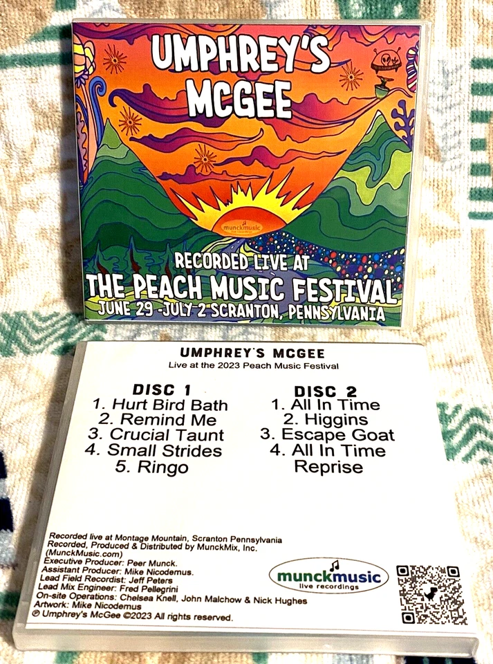 UMPHREY'S MCGEE Live at The Peach Music Festival 2023 2CD *NEW* Foto 1 de 1