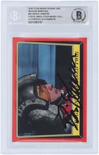 Denis Lawson Star Wars Autographed 2016 Topps #88 BAS Authenticated Card