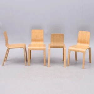 Artek Bambu Bamboo dining chairs Tom Dixon, Henrik Tjaerby plywood ply formed - Picture 1 of 9