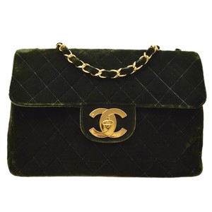 green velvet chanel bolsa