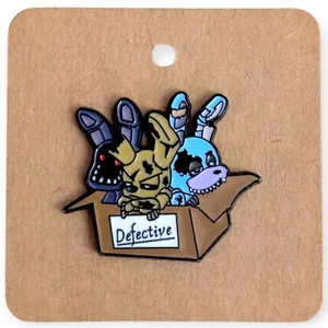 Toy Robot Fantasy Enamel Pin: Defective Animatronics - Picture 1 of 4