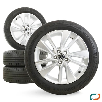 Original VW T-Cross Taigo Sommerräder Bangalore Sommerreifen 17 Zoll 2GM601025D - Bild 1 von 4