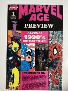 Marvel Age Preview #1 1990 8.0 VF Copper Age Todd McFarlane Spider-Man Cover - Picture 1 of 10