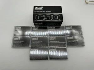 New - Maxell Professional Industrial Communicator Series C90 Cassettes - 10 Pack - Picture 1 of 10