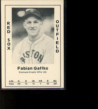 1979 TCMA Diamond Greats Fabian Gaffke #235
