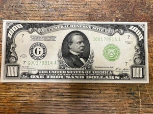 $1000 1934 Series Small Size Choice AU - Picture 1 of 2