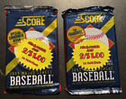 1993 Score Major League Baseball  2 Unopened Factory Sealed Packs New