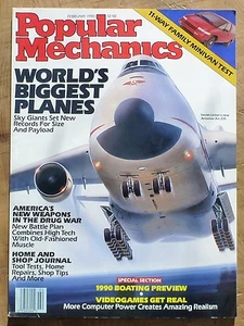 Revista Popular Mechanics. Febrero de 1990. Aviones más grandes del mundo, navegación 1990 - Imagen 1 de 3