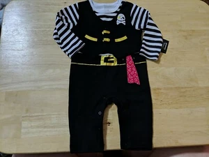 New Boys Size 6-9 Month Pirate Bodysuit By Way To Celebrate - Picture 1 of 3