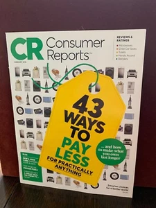 Consumer Reports Magazine 43 Ways To Pay Less Feb 2018 - Bild 1 von 5