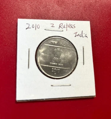 2010 2 RUPEES INDIA COIN - NICE WORLD COIN !!! - Image 1 of 2