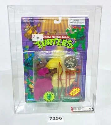 AFA 80 casi nuevo Tortugas Ninja Adolescentes Mutantes TMNT astilla con moneda 1992 Foto 1 de 4