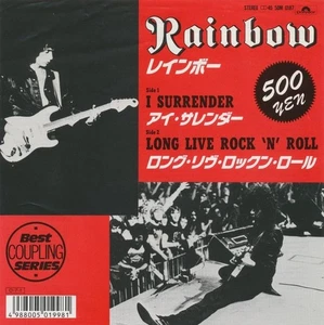 Rainbow / I Surrender / Long Live Rock 'N' Roll 1987 Japanese Polydor 5DM 0187 - Picture 1 of 2