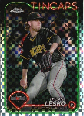 2024 Topps Pro Debut #PDC-139 Dylan Lesko Chrome X-Fractor - Image 1 of 2