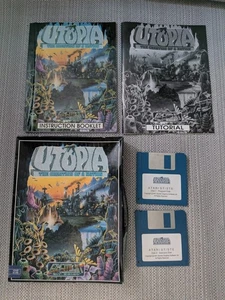 Utopia By Gremlin Original Boxed Atari ST Game with Manual - Picture 1 of 1