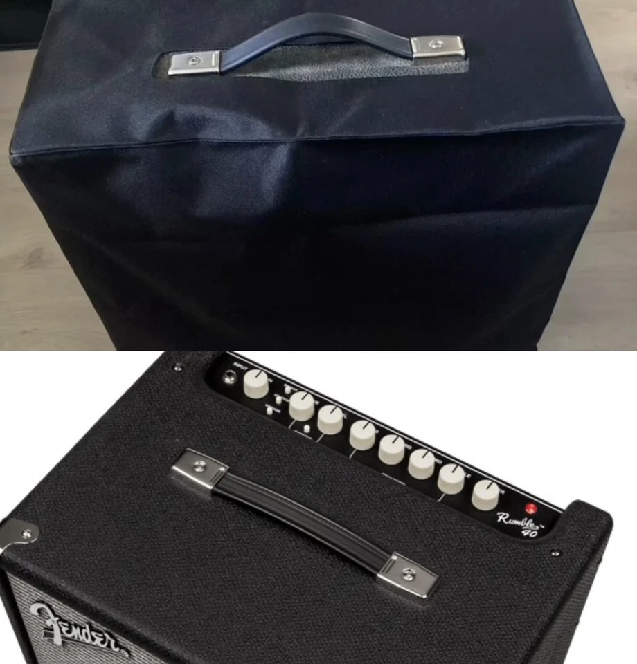 FENDER RUMBLE 40 V3 BASS AMP 230V DUST COVER HANDMADE IN UK - image 1 of 1