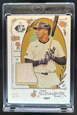 2024 Topps Allen & Ginter Juan Soto Reliquias B Bat #AGR-JSO Yankees Foto 1 de 2