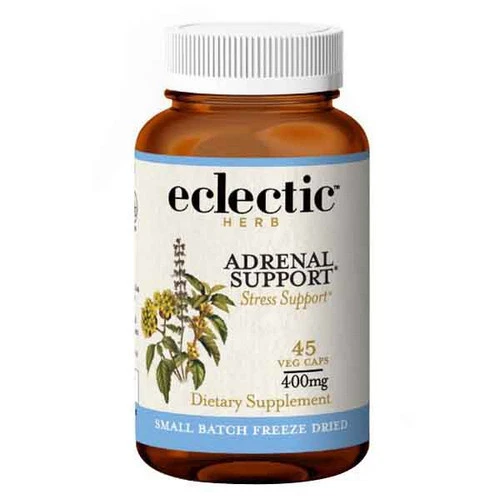 Adrenal Support 400 毫克 45 素食胶囊 Eclectic Herb 出品 — 第 1/1 张图片