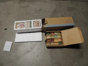 PartyLite Just Desserts Weihnachtsdorf Trio Teelicht Kerzenhalter P91672 - Bild 1 von 7