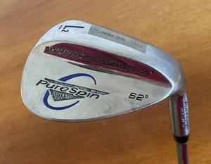 PureSpin Diamond Face RH Scoring Wedge L2 Lob Wedge 62 degree with Steel Nice - Picture 1 of 7