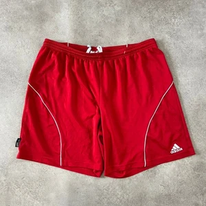Adidas Climacool Shorts Mens Large Vintage Sports Bottoms Red, White - Picture 1 of 8