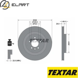 2x BRAKE DISC 92293003 FOR LAND ROVER DISCOVERY/VAN RANGE/IV/SPORT/II 3.0L 6cyl - Picture 1 of 6